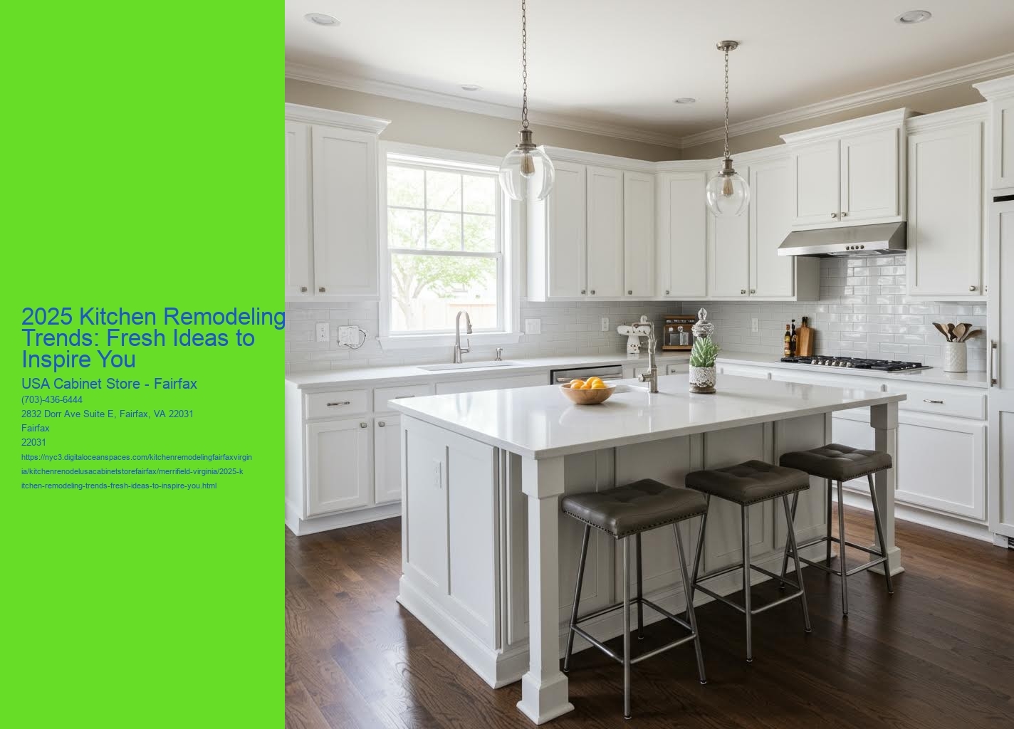 2025 Kitchen Remodeling Trends: Fresh Ideas to Inspire You