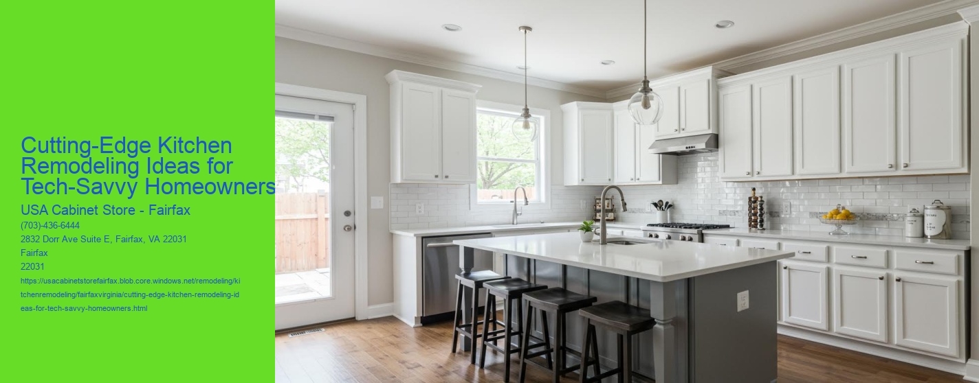 Cutting-Edge Kitchen Remodeling Ideas for Tech-Savvy Homeowners USA Cabinet Store - Fairfax Cutting-Edge Kitchen Remodeling Ideas for Tech-Savvy Homeowners