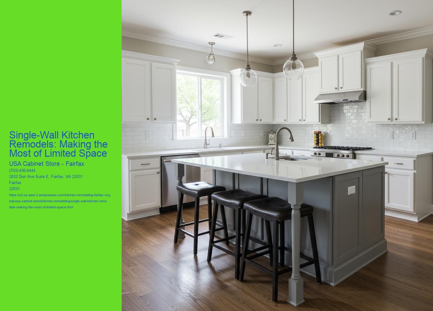 Single-Wall Kitchen Remodels: Making the Most of Limited Space